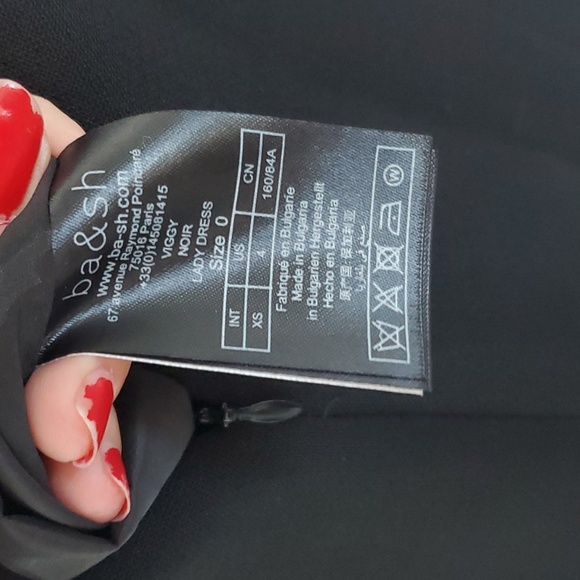 NWT Ba&Sh Black Viggy Dress - Picture 14 of 15